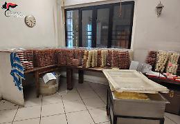 Lavoro nero e pessime condizioni igieniche, sequestrato un laboratorio di pasticceria 