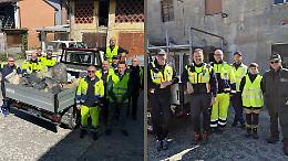 Rifiuti abbandonati, volontari in campo per ripulire il paese