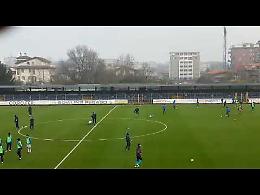 VIDEO Pergolettese-Novara: squadre in campo per il riscaldamento