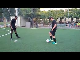 L'allenamento della squadra di calcio non vedenti dell'Ac Crema 1908