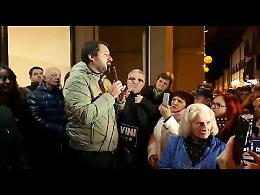 VIDEO Matteo Salvini inaugura la sede della Lega Nord