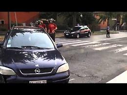 Lo scontro auto-moto di via Castelleone