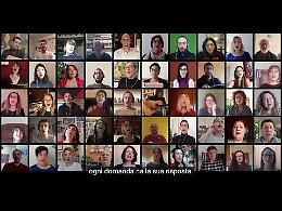 VIDEO Da Cremona un coro virtuale di 50 voci
