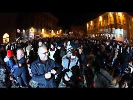 Capodanno in piazza, il video