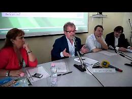 Il governatore Roberto Maroni in visita all'ospedale Oglio Po di Casalmaggiore