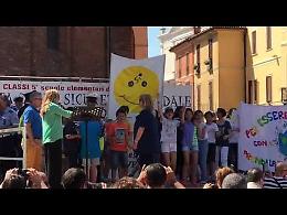 Sicurezza stradale, la piazza in festa