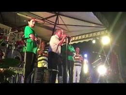 Umberto Bossi alla festa della Lega di Soncino