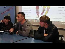 VIDEO Cremonese, Ciofani e Crescenzi al liceo Aselli di Cremona