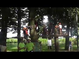 VIDEO Il Parco Avventura alle Colonie Padane di Cremona