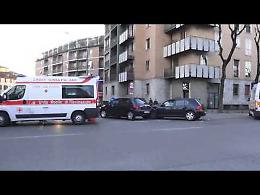 Scontro in viale Trento Trieste, il video