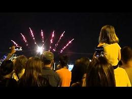 Cremona. I tradizionali fuochi d'artificio di San Pietro