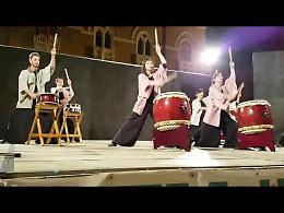 Il video dello spettacolo dei tamburi giapponesi Taiko Fudendaiko a Casalmaggiore