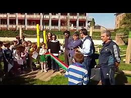 Inaugurata area gioco bimbi lungo il Serio