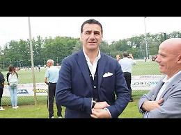Cremonese, intervista al presidente Rampulla al centro sportivo Arvedi