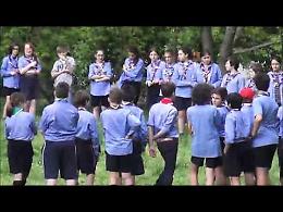 Il raduno degli scout nel parco di via Aquileia