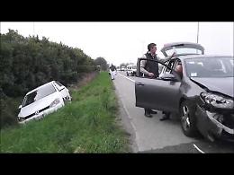 L'incidente stradale sulla Castelleonese