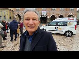 VIDEO Nuovo mezzo per l'Auser di Casalmaggiore, il grazie di Antonino Tortorici