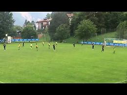 VIDEO Una fase del test della Cremonese col Mezzocorona