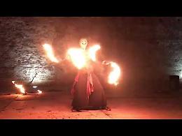 VIDEO Spettacolo dell'artista Manipura alla rievocazione storica
