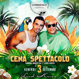 Cena Spettacolo con Lord Kriss