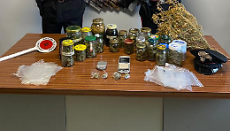 Oltre mezzo chilo di marijuana in casa: arrestati due fratelli