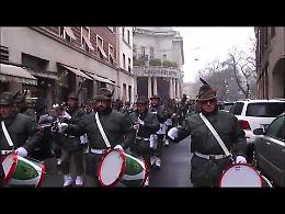 VIDEO Il concerto itinerante della Fanfara Tridentina Smussi