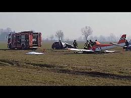 IL VIDEO. La tragedia dell'ultraleggero precipitato a Castelverde