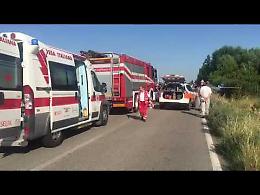 Il video del drammatico incidente che ha provocato due morti nella Bassa Piacentina