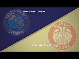 VIDEO Vanoli Cremona - AX Armani Exchange Milano 82-78