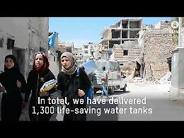 La fornitura d'acqua ad Aleppo