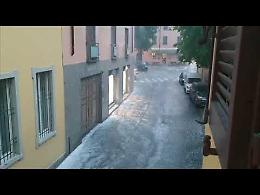 VIDEO Maltempo a Crema: grandine, vento e allagamenti