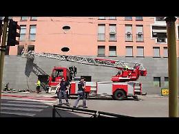 VIDEO Incendio in via Ghisleri a Cremona