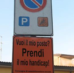 'Vuoi il mio posto? Prendi il mio handicap'