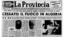 Firmato l'armistizio tra Francia e Algeria
