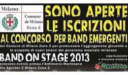 Milano. Concorso per gruppi rock emergenti 'Band on stage 2013'