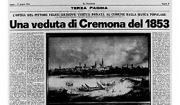 Una veduta di Cremona del 1853