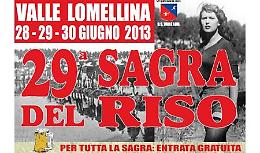 Valle Lomellina (PV). Dal 28 al 30 giugno la Sagra del riso
