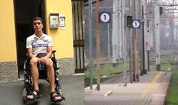 Disabile senza biglietto?
La carrozzina giù dal treno