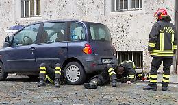 Fuga di metano da un'auto, allarme e mobilitazione