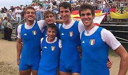 Cattaneo (Bissolati) oro iridato nel 'quattro con' ad Amburgo