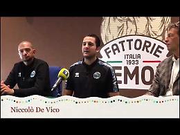 VIDEO Vanoli, la presentazione di Niccolò De Vico