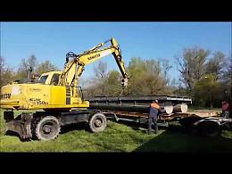 VIDEO Lo spostamento dell'attracco fluviale sul Po