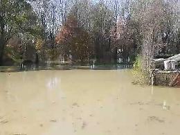 VIDEO L'acqua del Po invade la località Mento