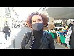 VIDEO Il sindaco di Crema Stefania Bonaldi e la riapertura del mercato