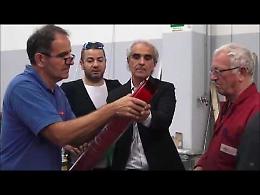 Ultimi preparativi per la realizzazione del Super Violino