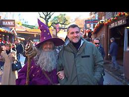 VIDEO Christian Vieri e il Grande Mago di Gardaland Magic Hotel