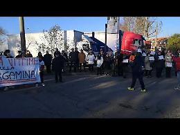 VIDEO/1 Il sit in sulla Bergamina all'incrocio killer