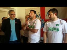 VIDEO Matteo Salvini per la candidatura a sindaco di Chicco Zucchi