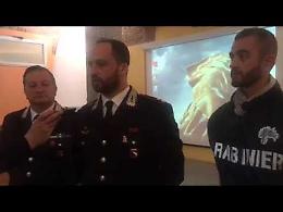 Operazione antidroga, la conferenza stampa dei carabinieri