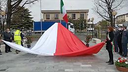 Covid, l'inaugurazione del monumento dedicato al personale sanitario